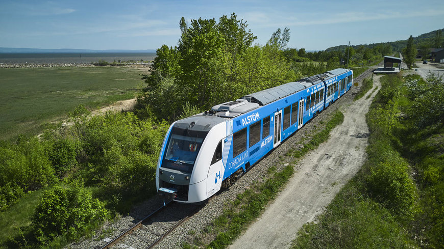 Alstom’s Coradia iLint, the world’s first hydrogen-powered train, has won the 2023 Environmental Sustainability CUTA Award